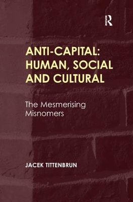 Anti-Capital: Human, Social and Cultural: The Mesmerising Misnomers book