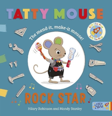 Tatty Mouse Rock Star by Hilary Robinson