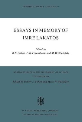 Essays in Memory of Imre Lakatos book