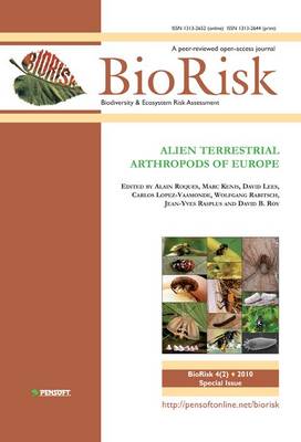 Alien Terrestrial Arthropods of Europe: Pt. 2 book