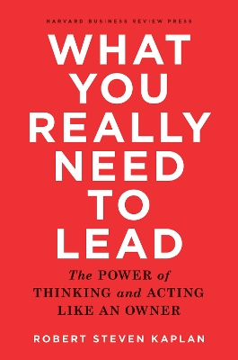 What You Really Need to Lead book