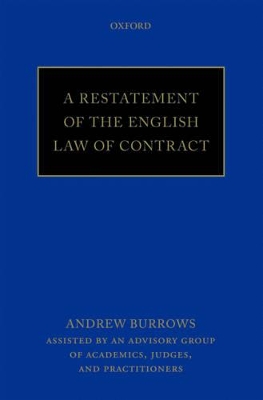 Restatement of the English Law of Contract by Andrew Burrows