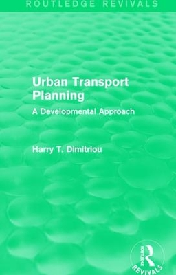 Urban Transport Planning book