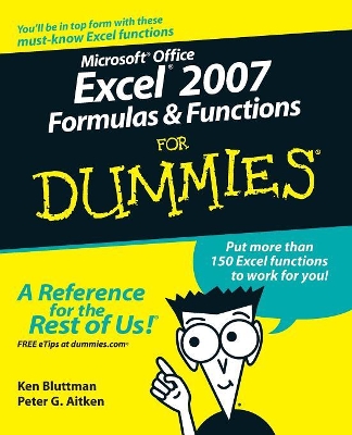 Microsoft Office Excel 2007 Formulas and Functions For Dummies book