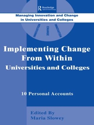 Implementing Change from Within in Universities and Colleges book