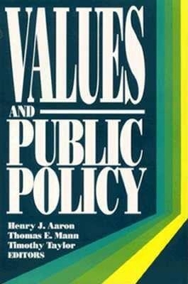 Values and Public Policy book
