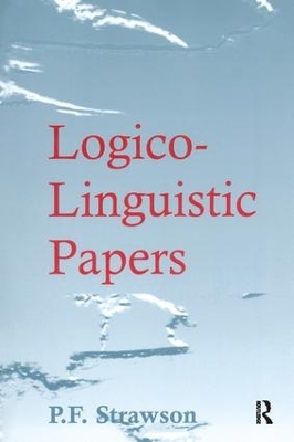 Logico-Linguistic Papers book