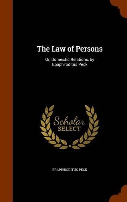 Law of Persons book