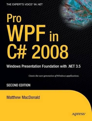 Pro WPF in C# 2008 book