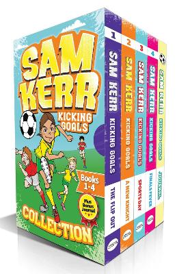 Sam Kerr Kicking Goals Collection: Featuring books 1-4 and a bonus soccer journal book