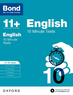 Bond 11+: English: 10 Minute Tests: 11+-12+ years book