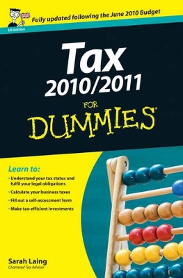 Tax 2010/2011 For Dummies by Sarah Laing