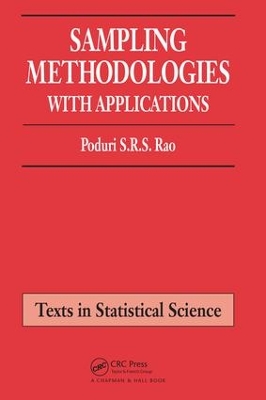 Sampling Methodologies with Applications by Poduri S.R.S. Rao