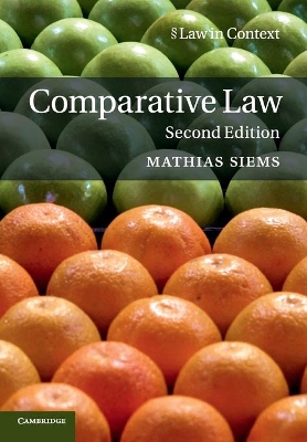 Comparative Law by Mathias Siems