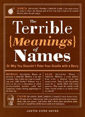 Terrible Meanings of Names book