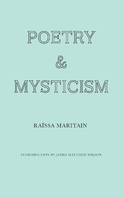 Poetry and Mysticism book