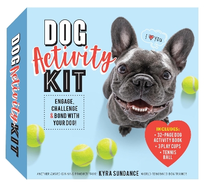 Dog Activity Kit: Engage, Challenge & Bond with your Dog! Includes: 32-page Dog Activity Book • 3 Play Cups • Tennis Ball book