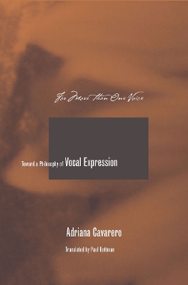 For More than One Voice book