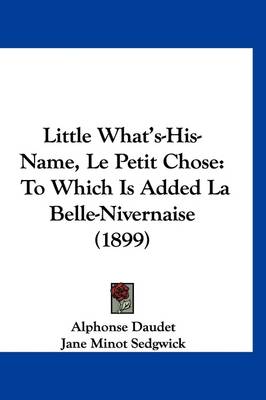Little What's-His-Name, Le Petit Chose: To Which Is Added La Belle-Nivernaise (1899) book