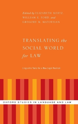 Translating the Social World for Law book