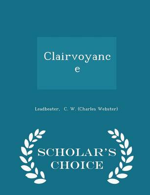 Clairvoyance - Scholar's Choice Edition book