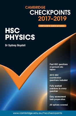 Cambridge Checkpoints HSC Physics 2017-19 book