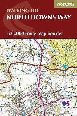 The North Downs Way Map Booklet by Kev Reynolds