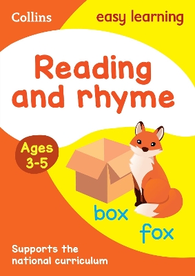 Reading and Rhyme Ages 3-5: New Edition book