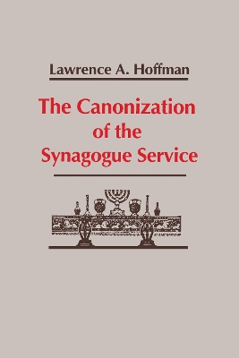 Canonization of the Synagogue Service book