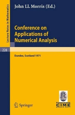 Conference on Applications of Numerical Analysis book