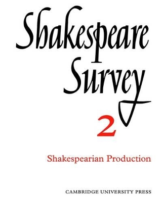 Shakespeare Survey book