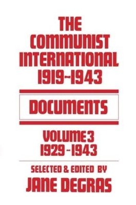 Communist International by Jane Degras