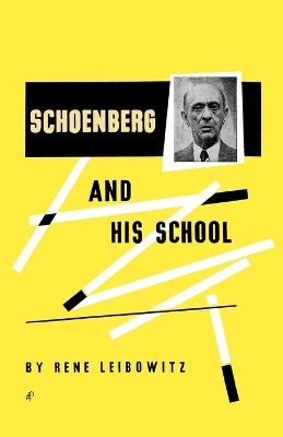 Schoenberg and His School book