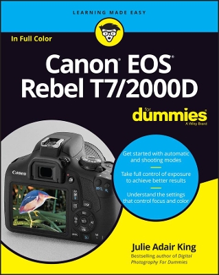 Canon EOS Rebel T7/2000D For Dummies book