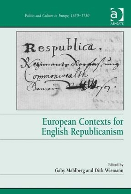 European Contexts for English Republicanism book