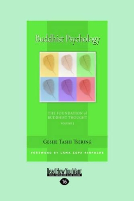 Buddhist Psychology by Geshe Tashi Tsering