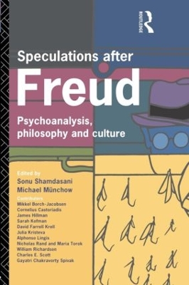 Speculations After Freud book