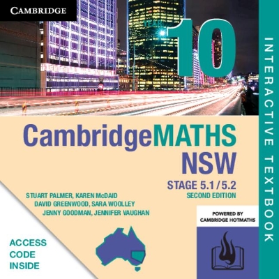 CambridgeMATHS NSW Stage 5 Year 10 5.1/5.2 Digital Card by Stuart Palmer