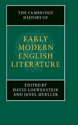 Cambridge History of Early Modern English Literature book