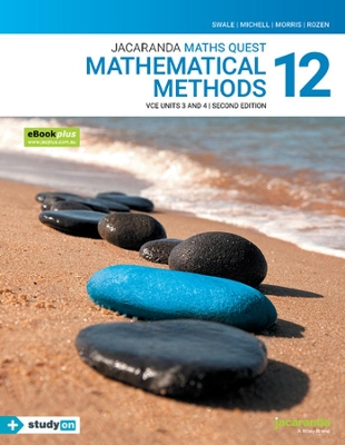 Jacaranda Maths Quest 12 Mathematical Methods VCE Units 3&4 2e eBookPLUS & Print + StudyON VCE Mathematical Methods CAS Units 3&4 2E (Book Code) book
