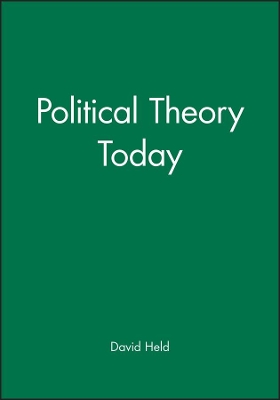 Political Theory Today by David Held