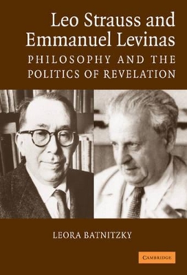Leo Strauss and Emmanuel Levinas book