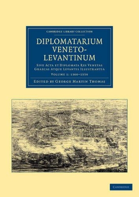 Diplomatarium veneto-levantinum book