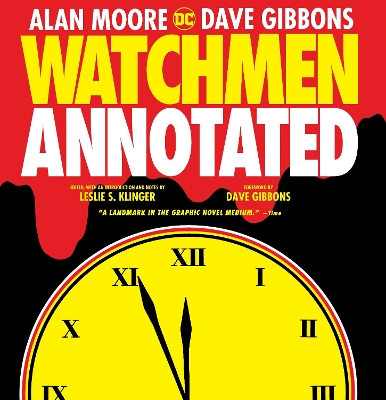 Watchmen The Annotated Edition book