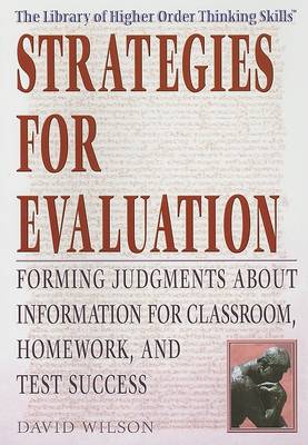 Strategies for Evaluation: by David Wilson