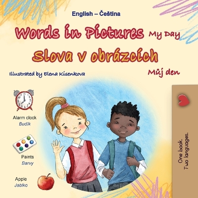 Words in Pictures - My Day (English Czech Bilingual Children's Book) book