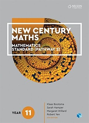 New Century Maths 11 Mathematics Standard (Pathway 2) Student Book with 4 Access Codes book