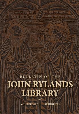 Bulletin of the John Rylands Library 101/1 book