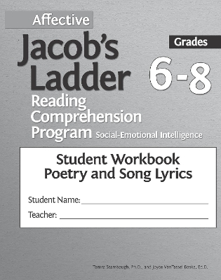 Affective Jacob's Ladder Reading Comprehension Program: Grades 6-8, Student Workbooks, Poetry and Song Lyrics (Set of 5) book