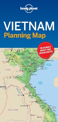 Lonely Planet Vietnam Planning Map book